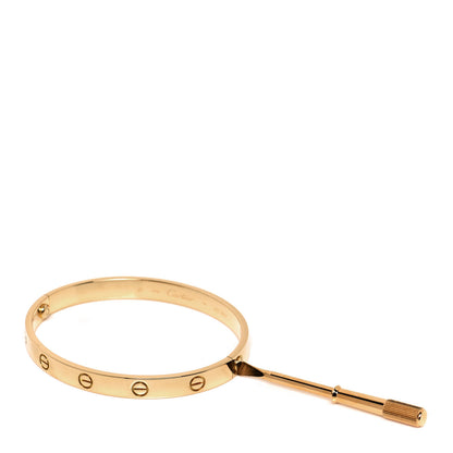 Cartier 18K Yellow Gold LOVE Bracelet 18 5 of 5