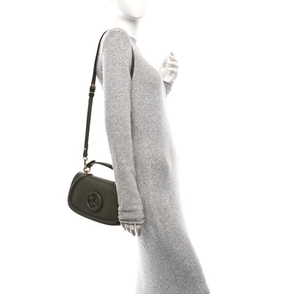 Gucci Roxy Calfskin Blondie Top Handle Bag Luscious Green 2 of 10