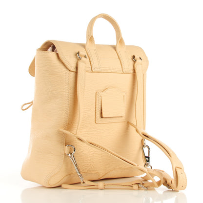 3.1 Phillip Lim 3.1 Textured Calfskin Pashli Backpack Buff 3 of 8