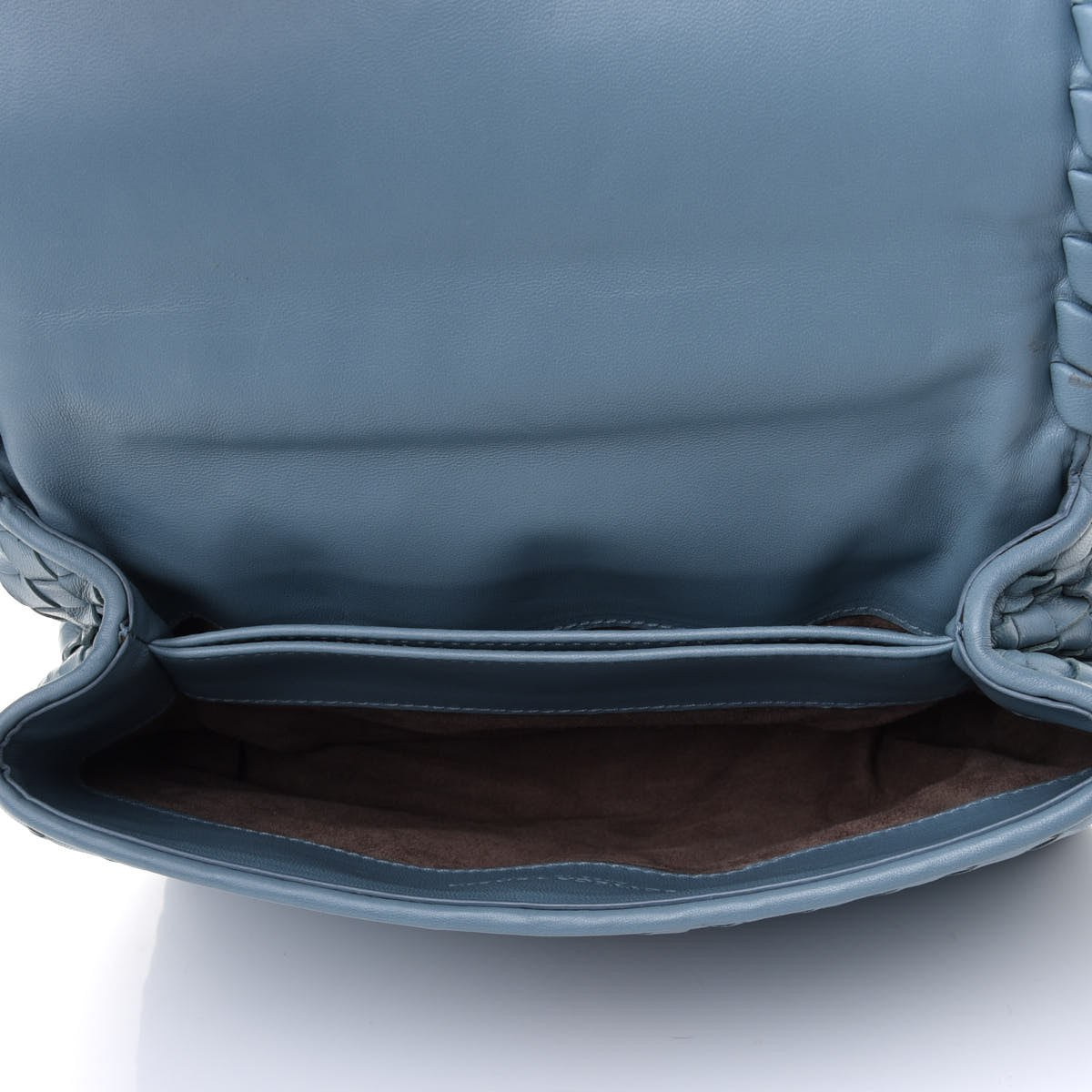 Nappa Intrecciato Small Olimpia Bag Oceano