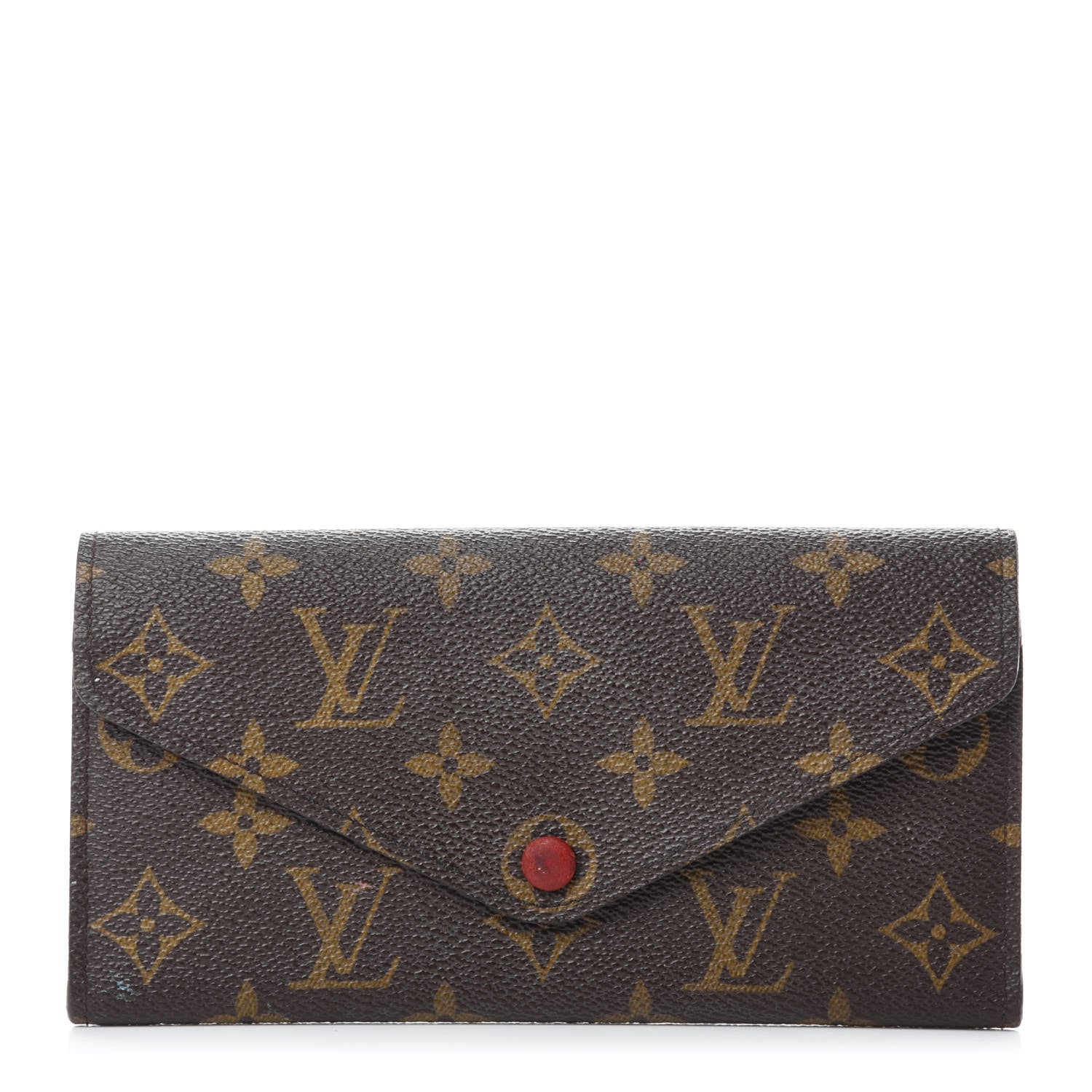 Louis Vuitton Monogram Josephine Wallet Red 1 of 9