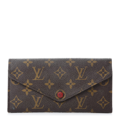 Louis Vuitton Monogram Josephine Wallet Red 1 of 9
