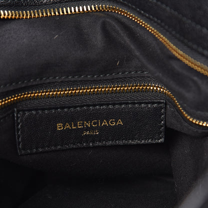 Balenciaga Chevre Gold Metallic Edge Hardware Velo Black 6 of 10