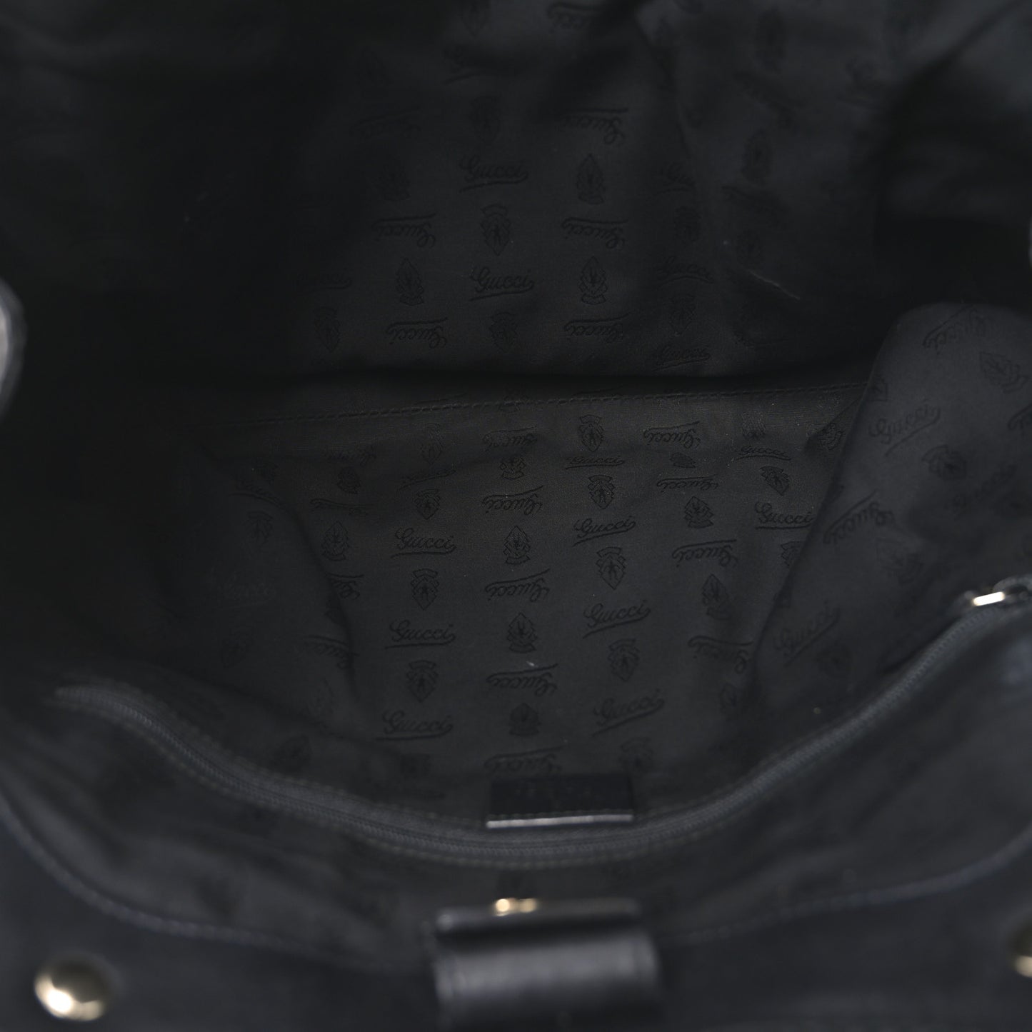 Guccissima Medium Sukey Tote Black