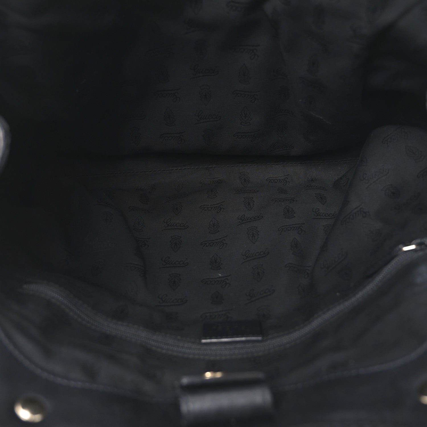 Gucci Guccissima Medium Sukey Tote Black 5 of 10