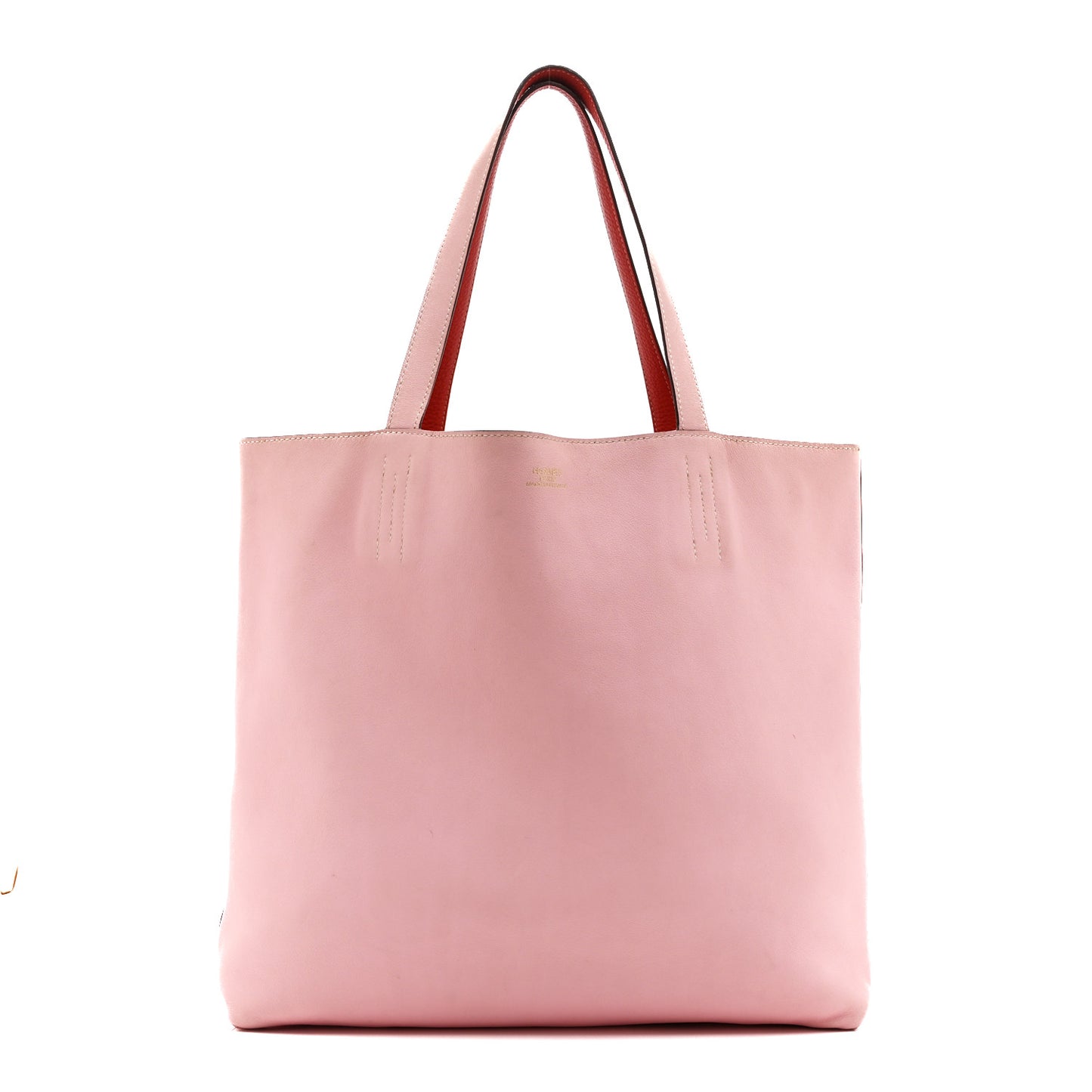 Taurillon Clemence Swift Double Sens 36 Reversible Tote Rose Sakura Bougainvillea