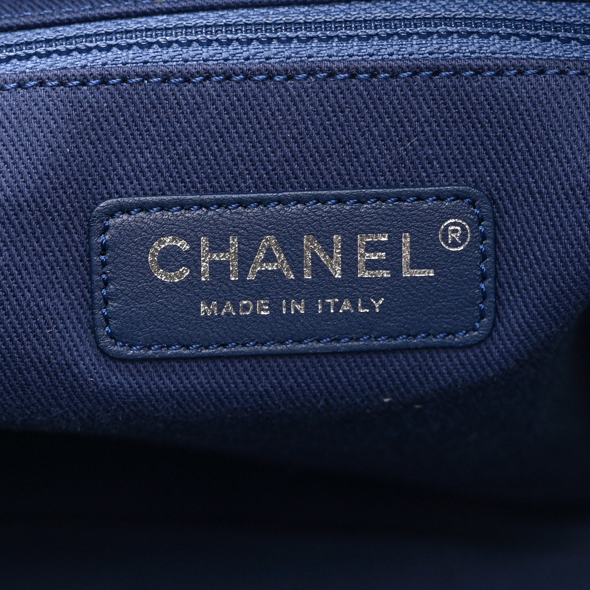Woven Straw Raffia Mini Deauville Tote Blue