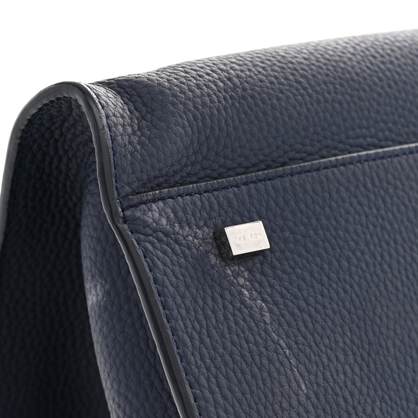 Matte Grained Calfskin Soft Margaux 15 Indigo
