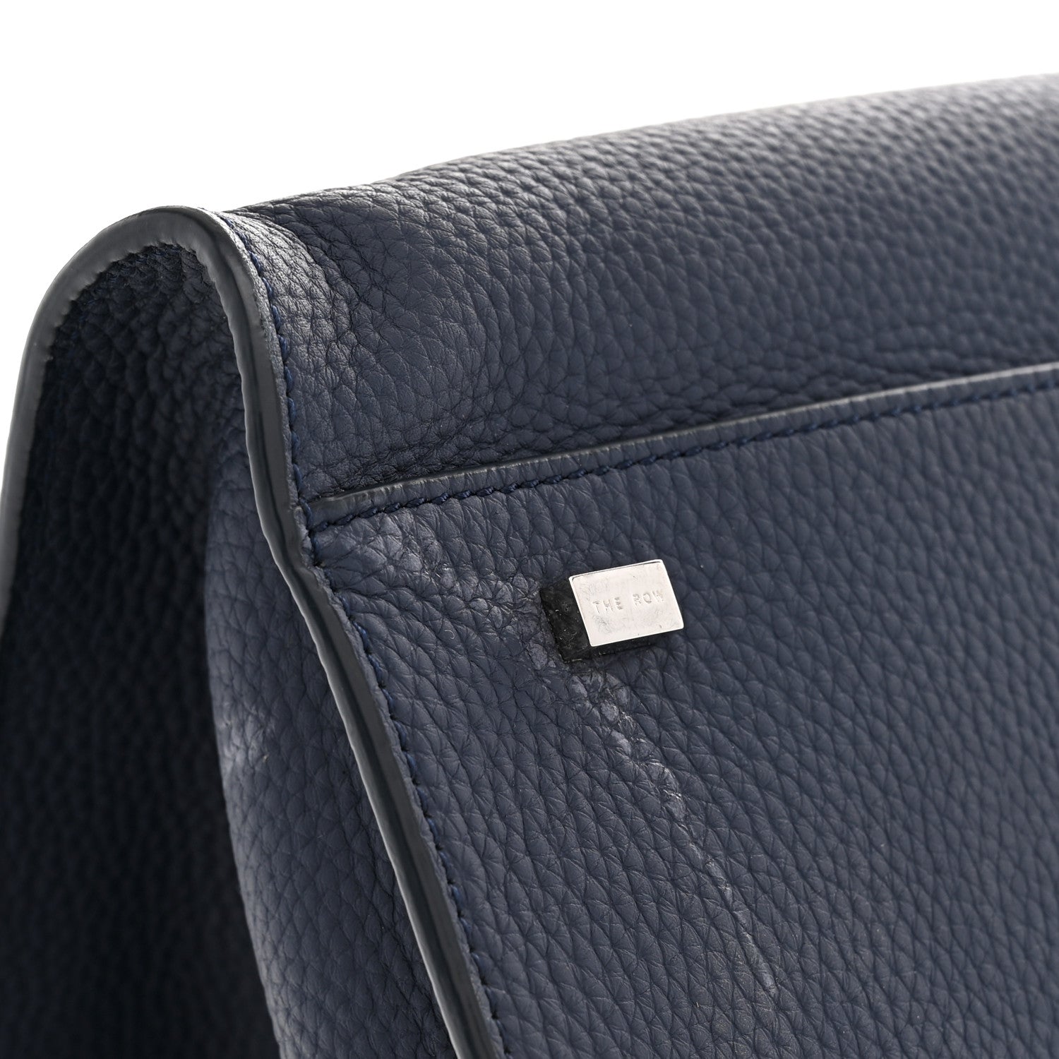 The Row Matte Grained Calfskin Soft Margaux 15 Indigo 10 of 10