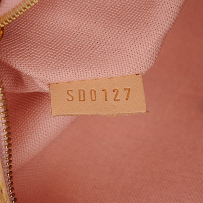 Louis Vuitton Damier Azur Delightful MM Rose Ballerine 8 of 9