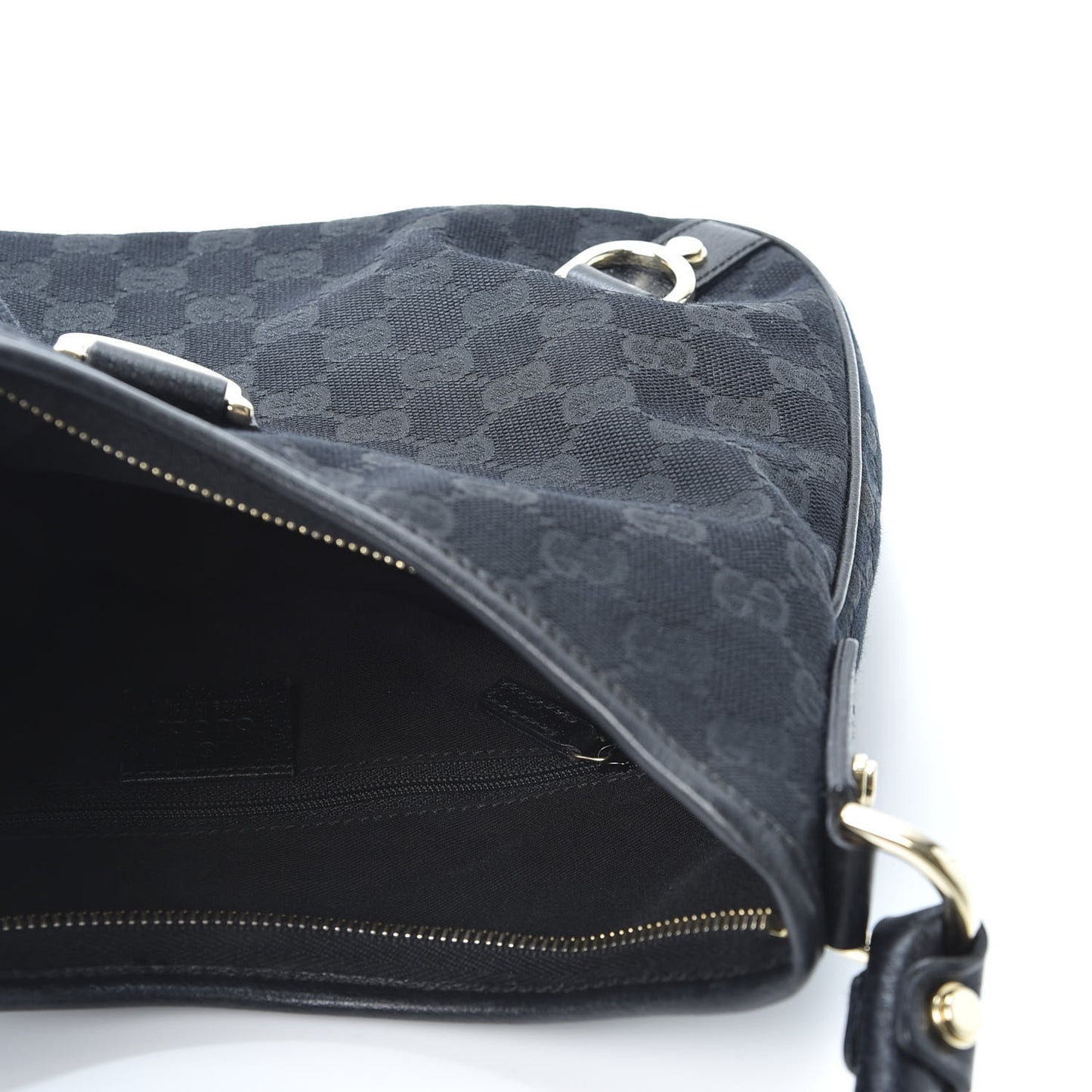Monogram Medium Abbey D Ring Hobo Black