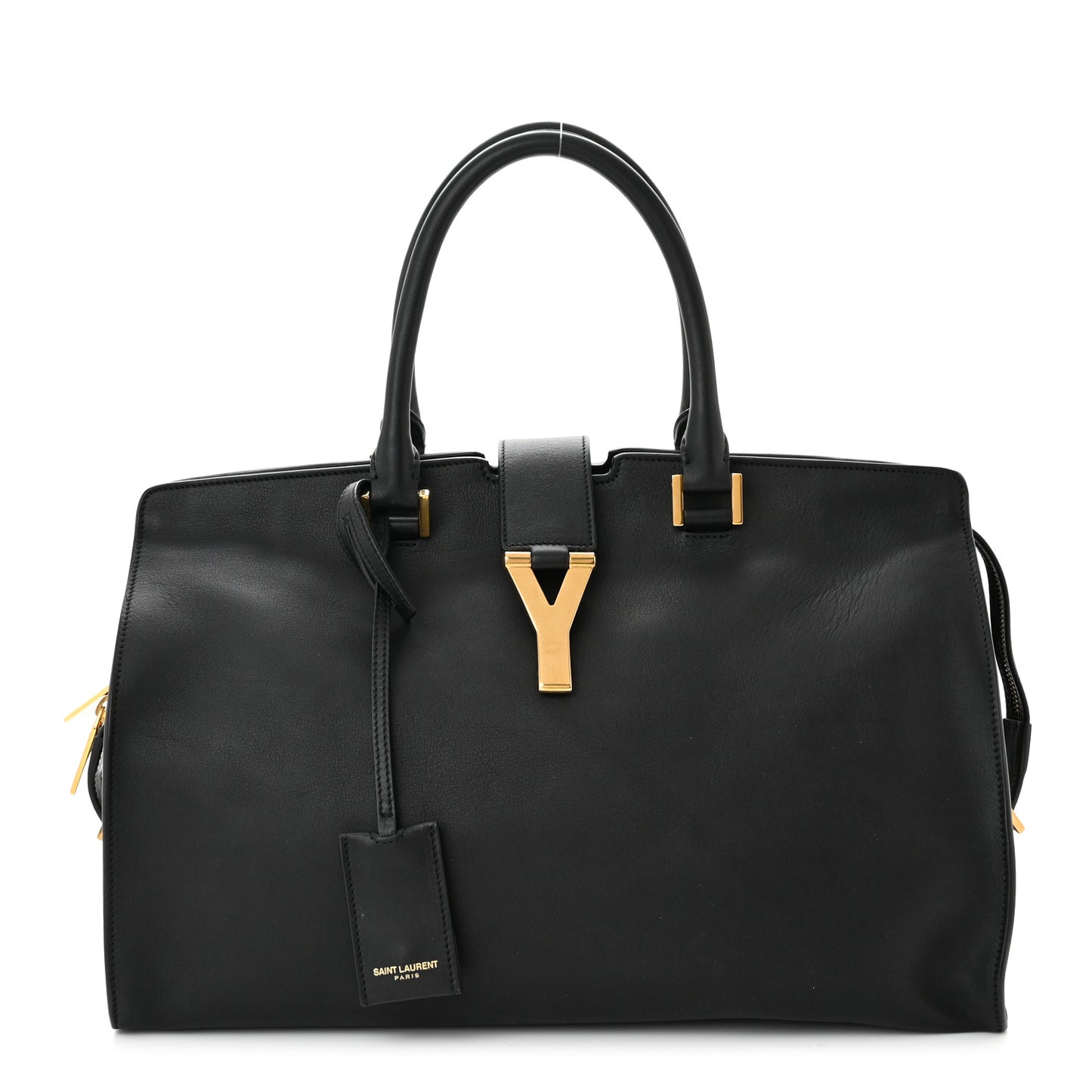 Calfskin Medium Classic Y Cabas Black