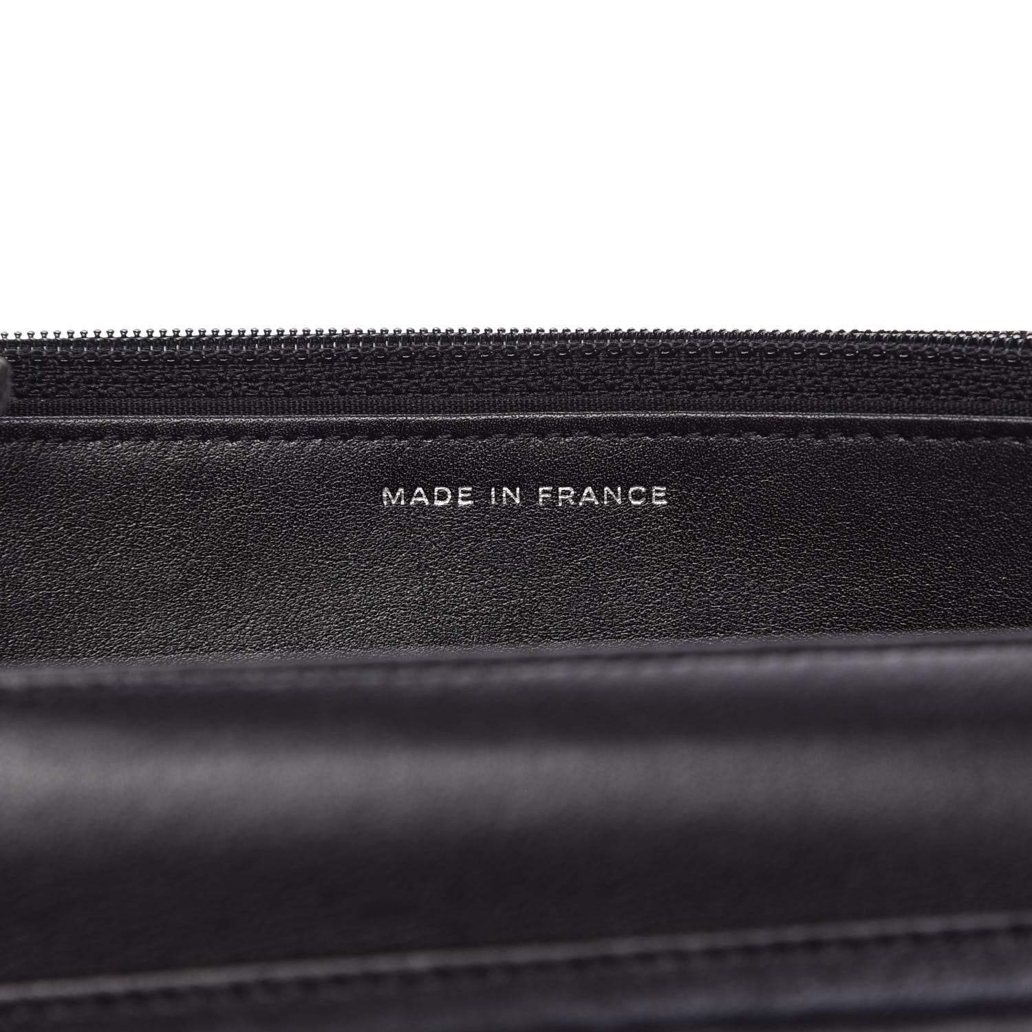 Chanel Caviar Timeless CC Wallet On Chain WOC Black 9 of 11