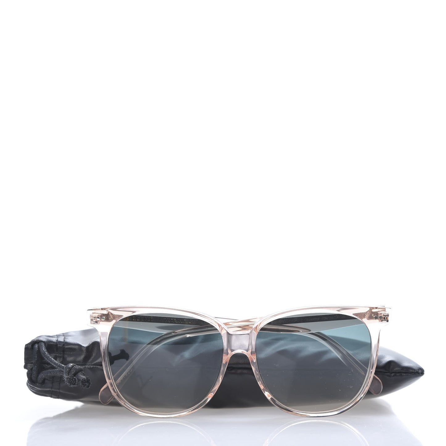 Acetate CL40022F Sunglasses Baby Pink Turquoise