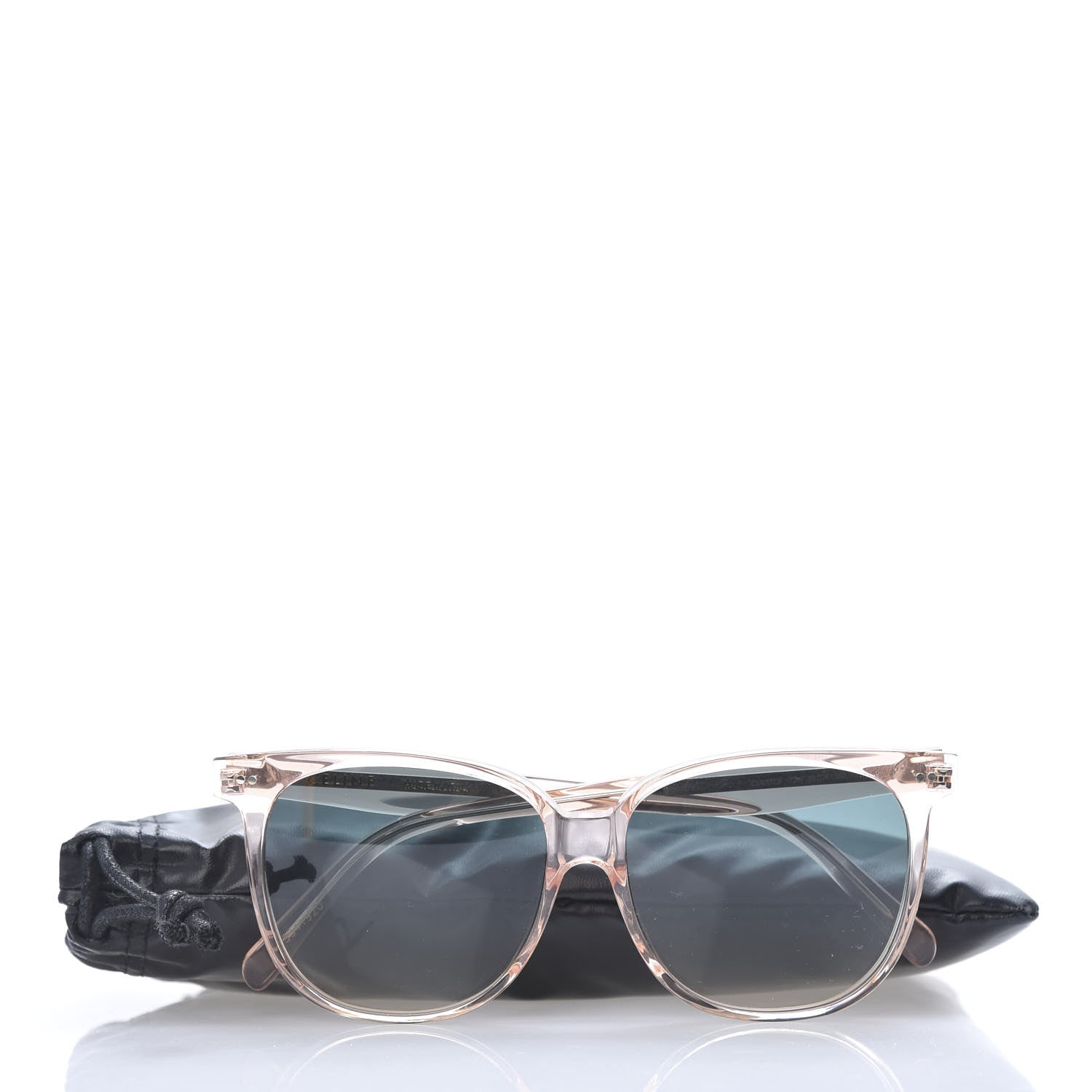 Celine Acetate CL40022F Sunglasses Baby Pink Turquoise 7 of 7