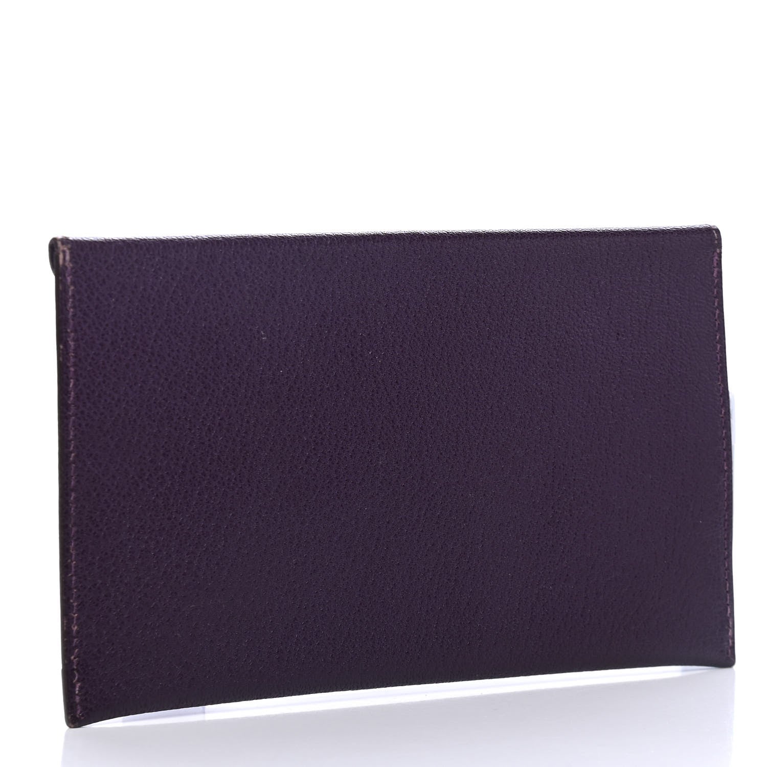 Hermes Chevre Mysore Envelope Pouch Raisin 2 of 4