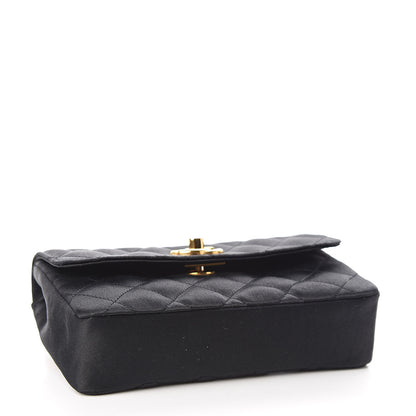 Chanel Satin Quilted Micro Mini Flap Black 4 of 12
