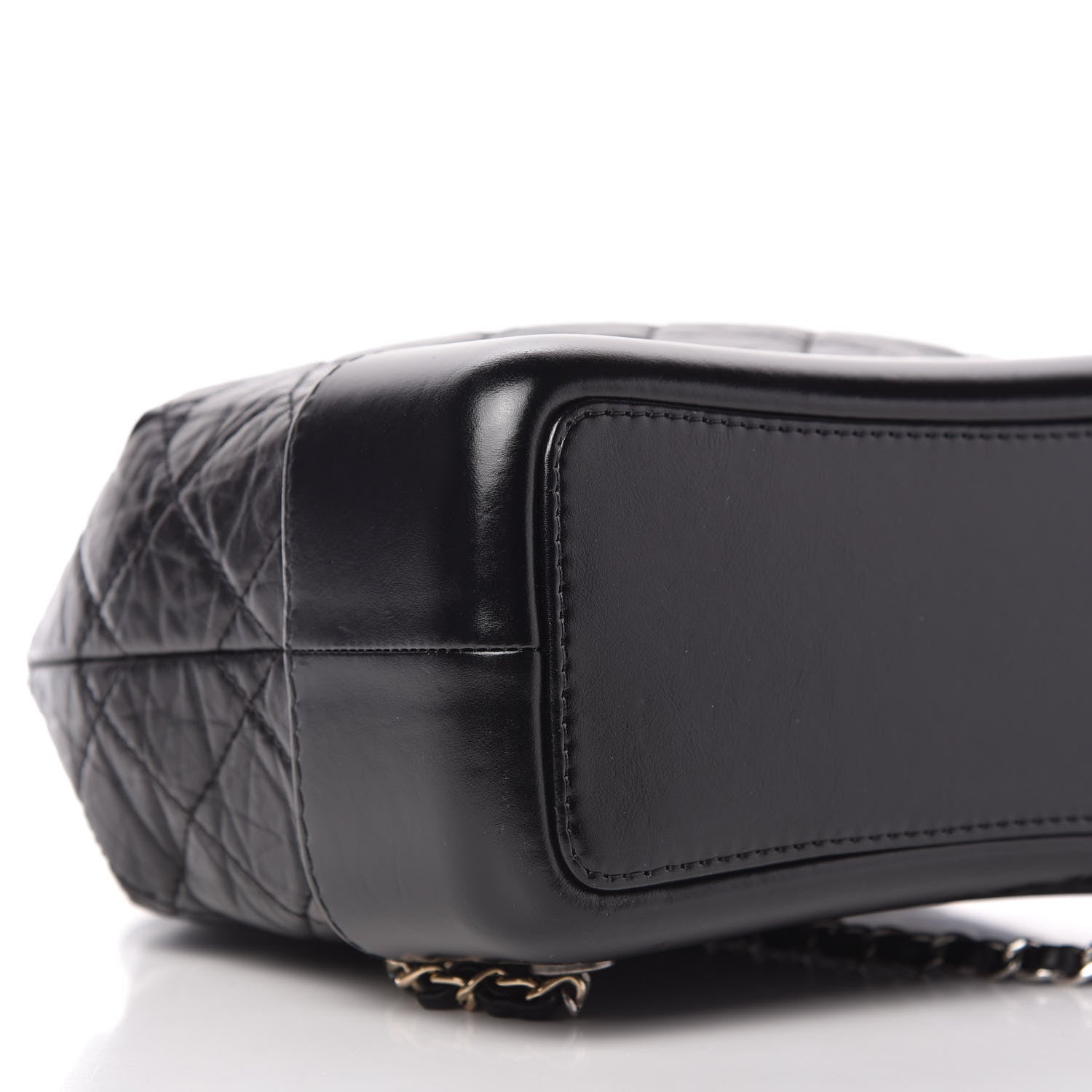 Chanel Aged Calfskin Quilted Small Gabrielle Backpack Black 6 of 10