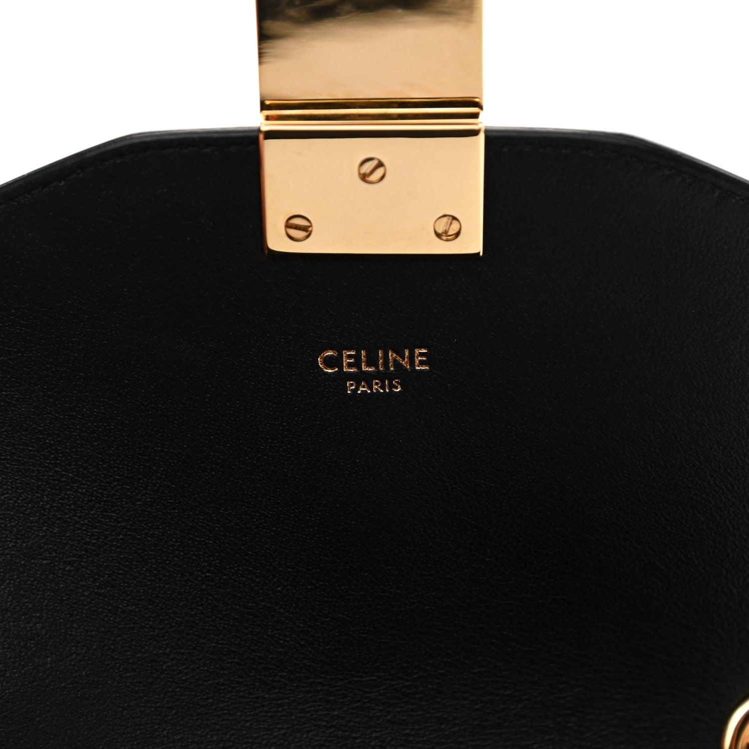 Celine Shiny Calfskin Small C Bag Black 6 of 8