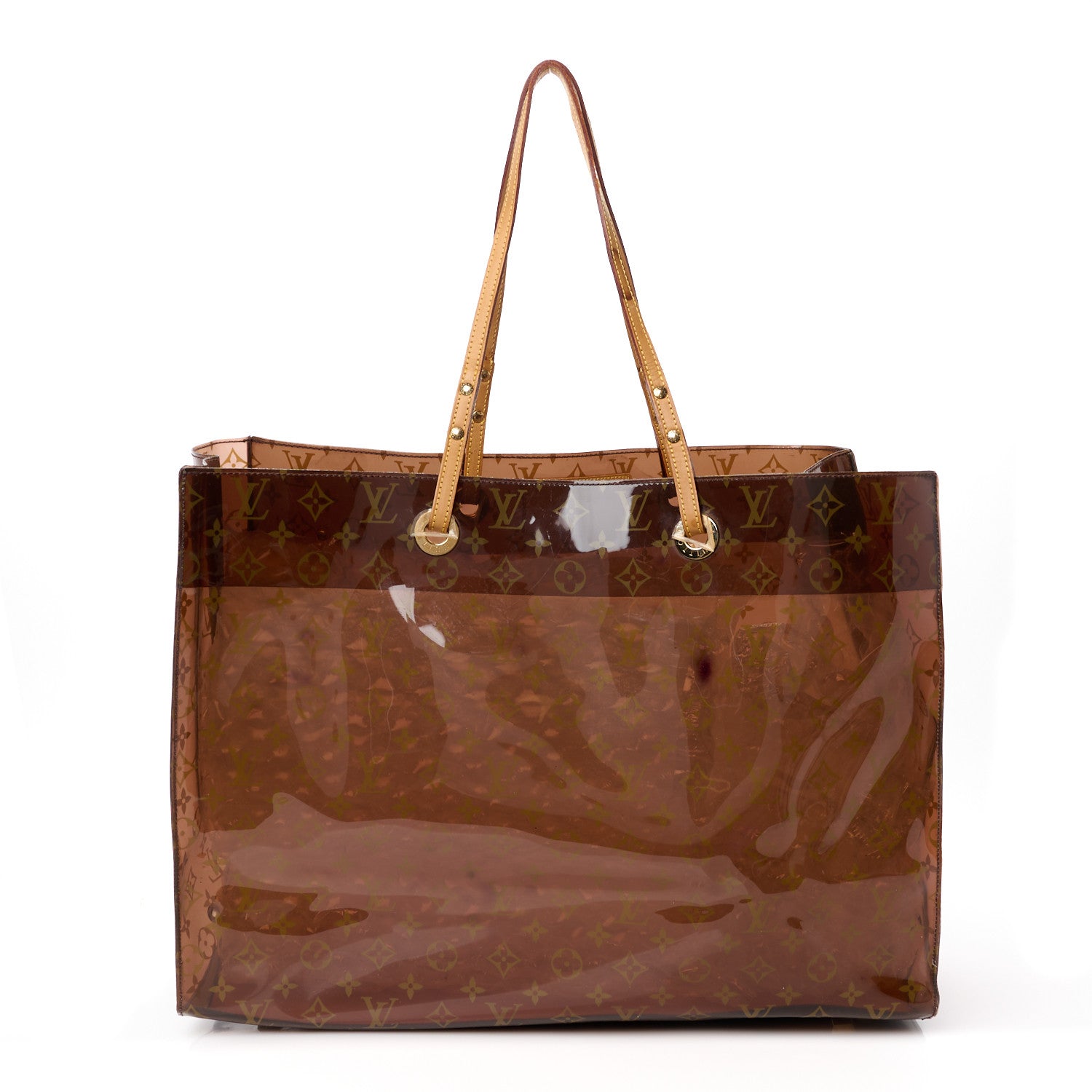 Louis Vuitton LOUIS VUITTON Vinyl Monogram Ambre Sac Cabas GM 1 of 14