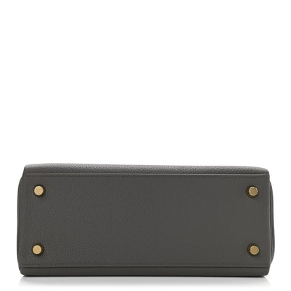 Hermes Togo Kelly Retourne 25 Etain 6 of 34