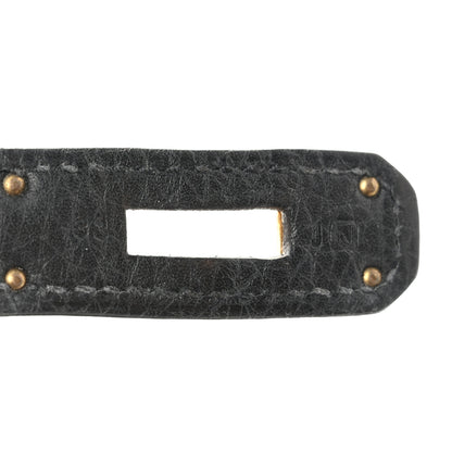 Hermes Taurillon Clemence So Kelly 26 Black 8 of 14