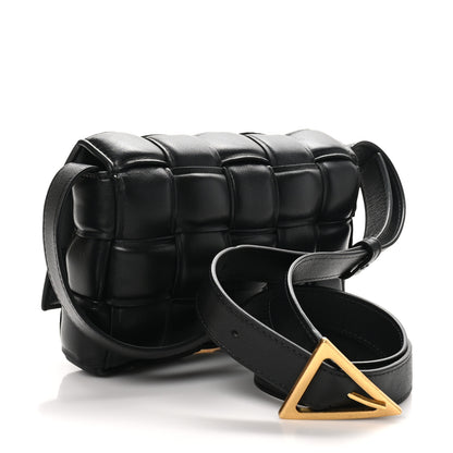 Bottega Veneta Nappa Maxi Intreccio Small Padded Cassette Crossbody Bag Black 3 of 9