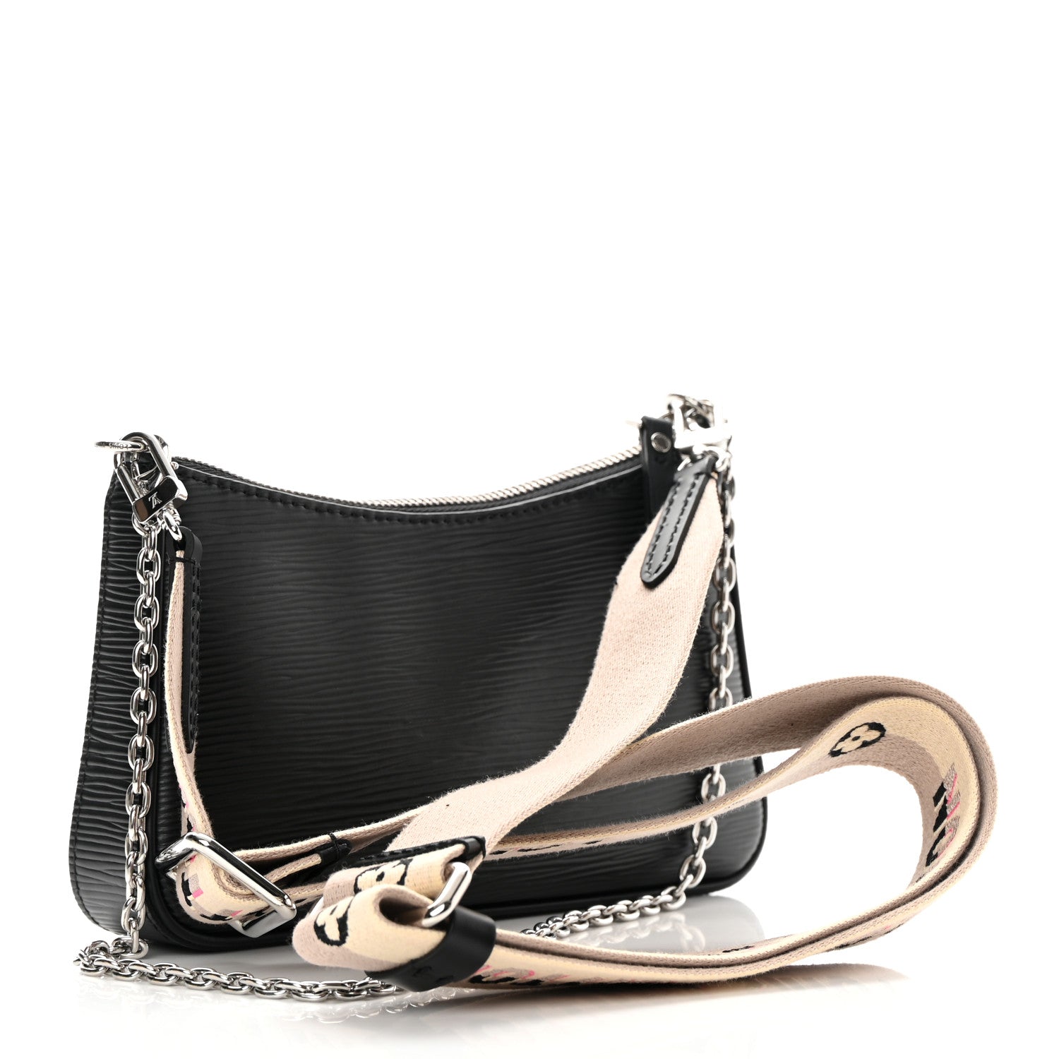 Louis Vuitton Epi Logo Easy Pouch On Strap Black 3 of 10