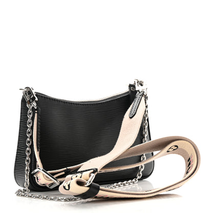 Louis Vuitton Epi Logo Easy Pouch On Strap Black 3 of 10