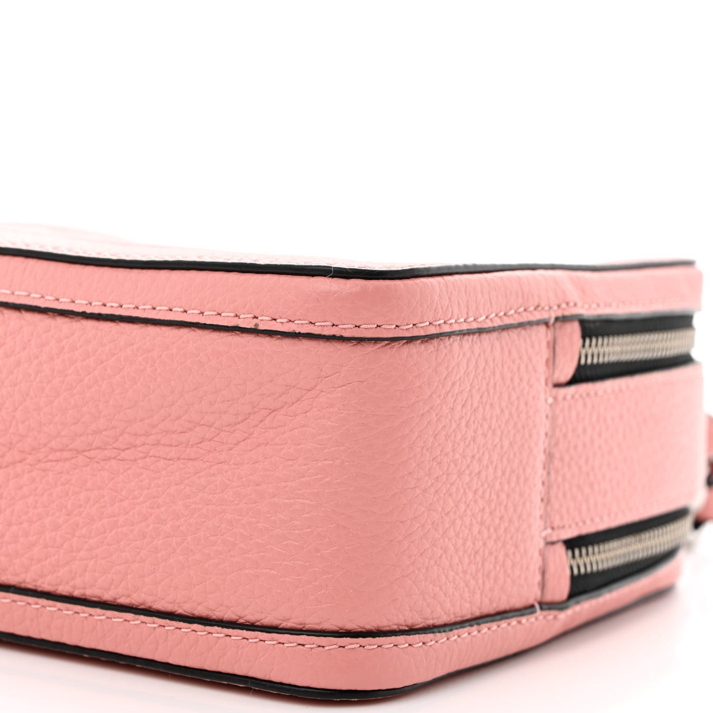 Calfskin Mini The Box Bag Rose Tan