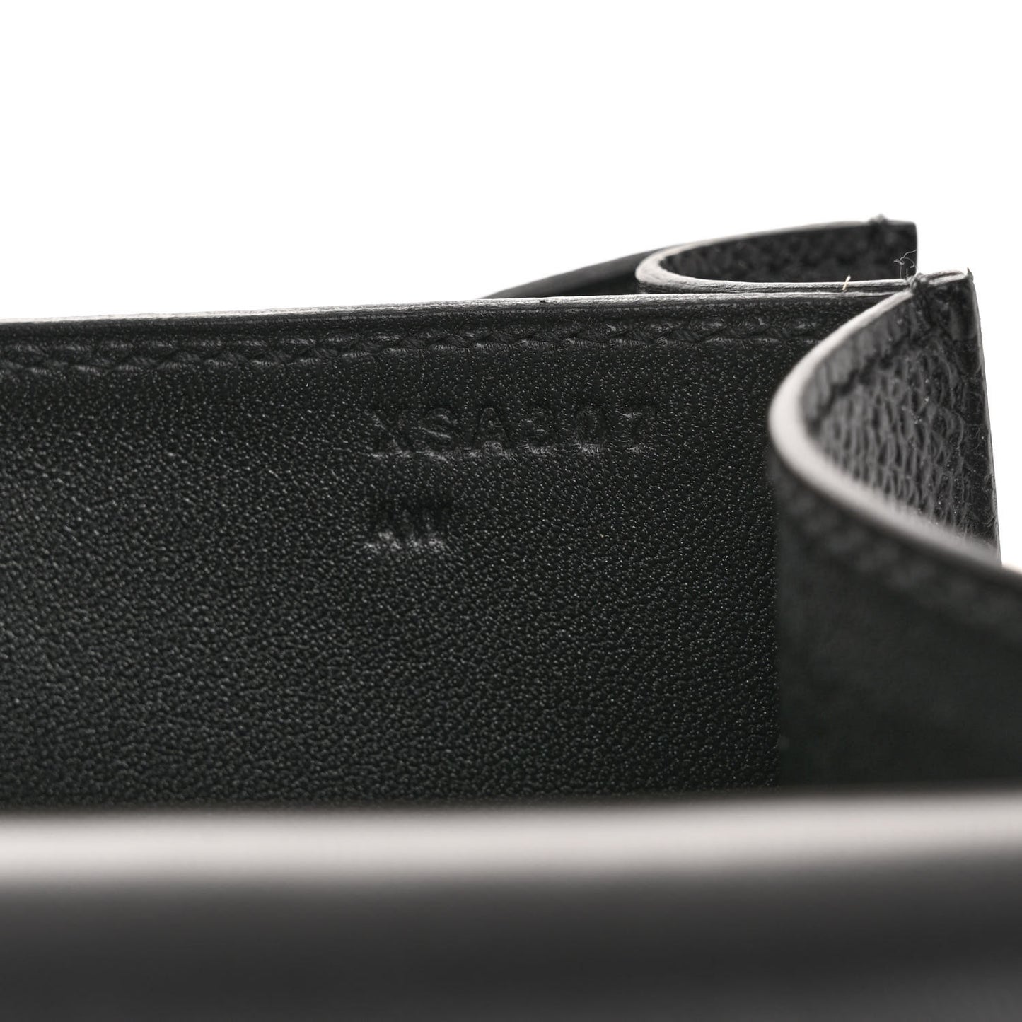Epsom Enamel Constance 24 Black Bleu Saint Cyr