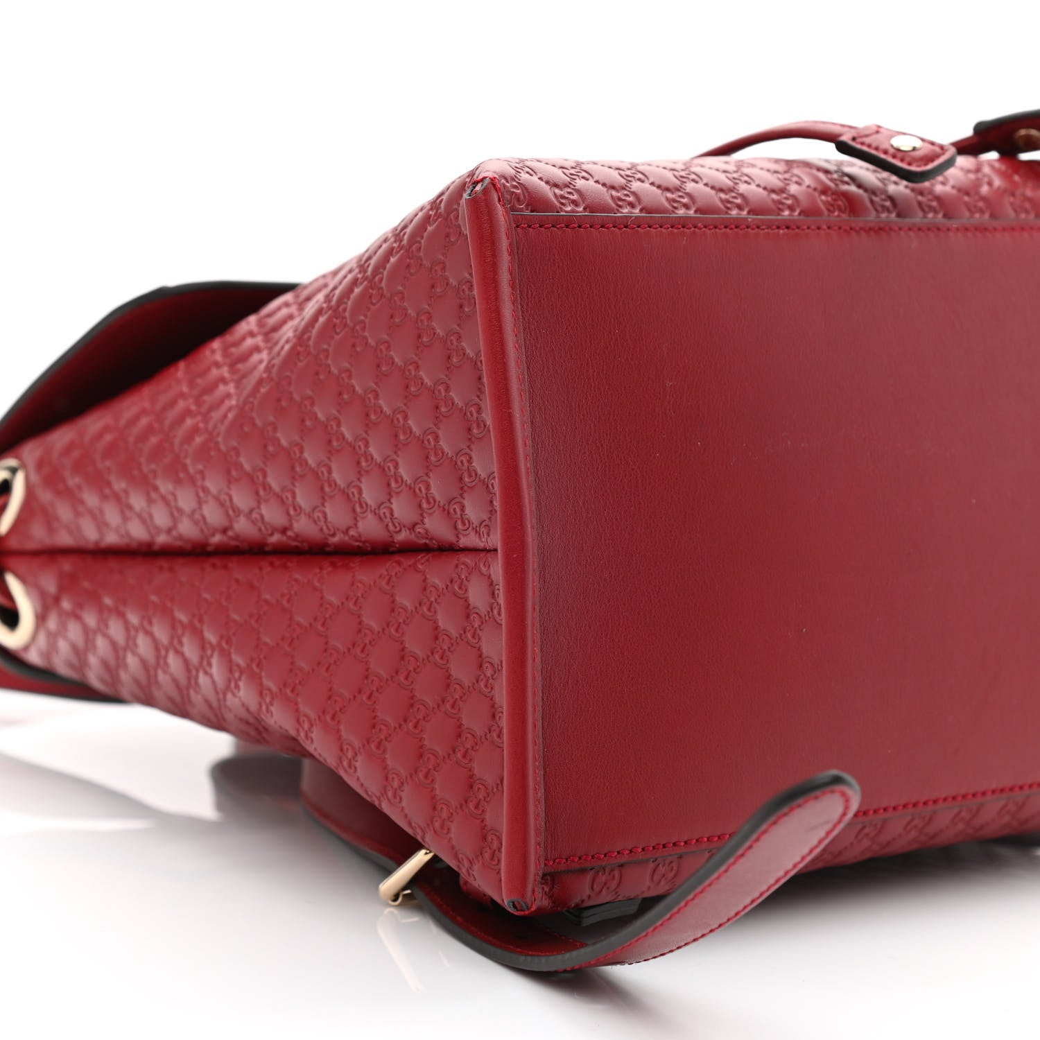 Gucci Microguccissima Drawstring Backpack Red 9 of 10