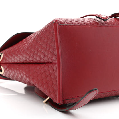 Gucci Microguccissima Drawstring Backpack Red 9 of 10