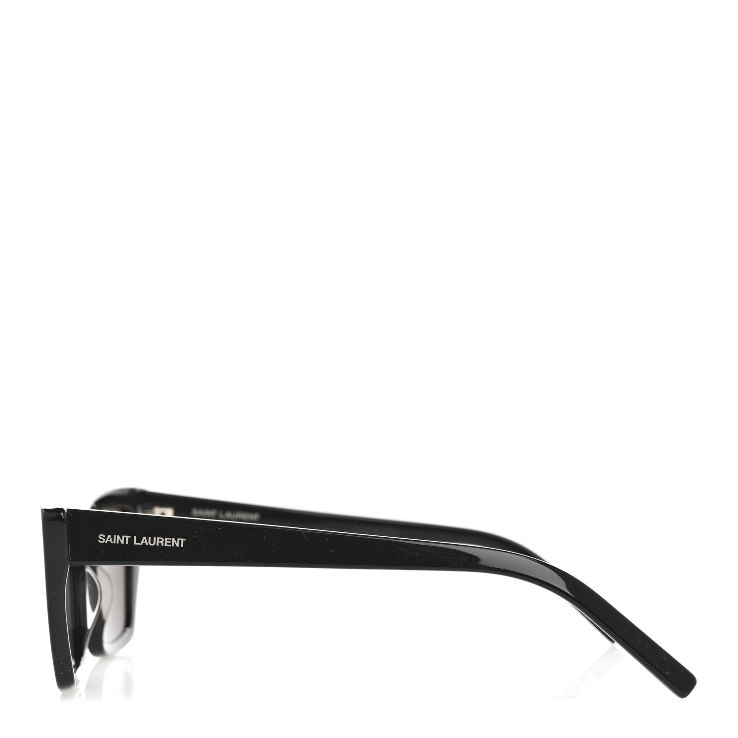 Saint Laurent Acetate Mica Cat Eye Sunglasses SL 276 Black 3 of 10