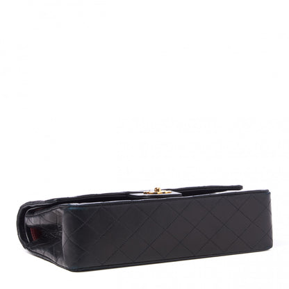 Chanel Lambskin Quilted Medium Double Flap Black 3 of 9