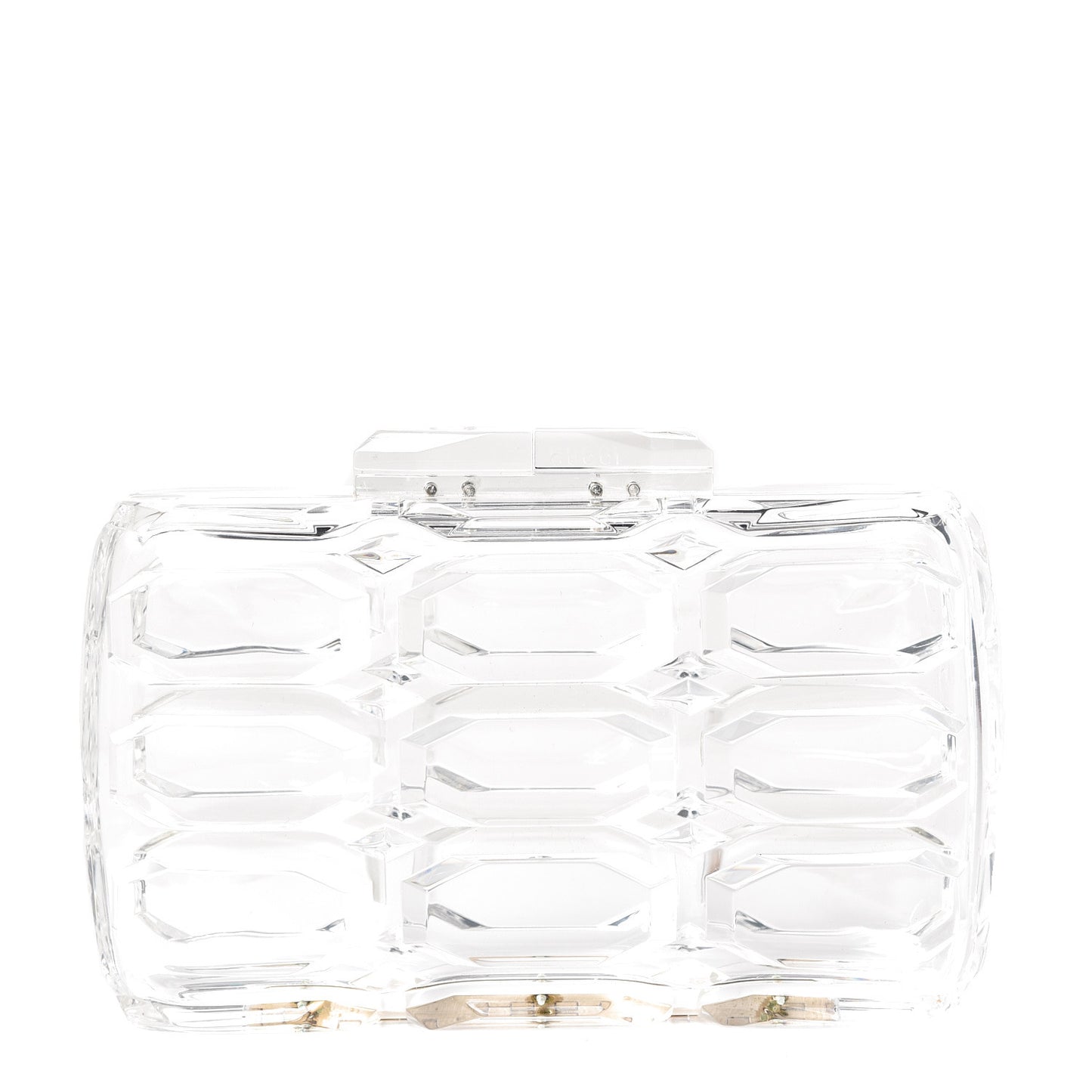 Plexiglass Aristrographic Box Clutch Translucent