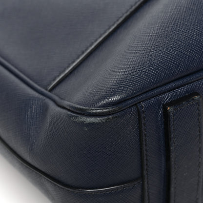 Prada Saffiano Travel Briefcase Baltico 10 of 15