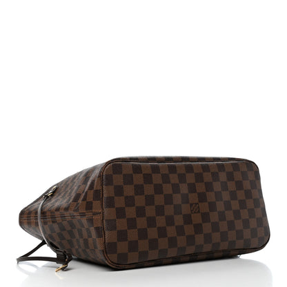 Louis Vuitton Damier Ebene Neo Neverfull MM Rose Ballerine 3 of 4