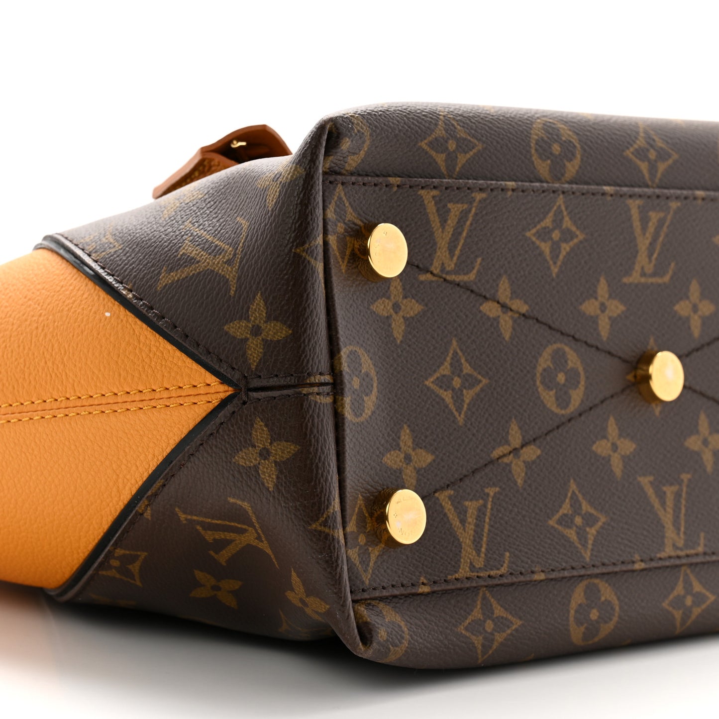 Monogram Ostrich Lizard Majestueux PM Yellow