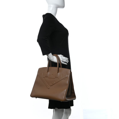 Hermes Swift Birkin Shadow 35 Alezan 2 of 9