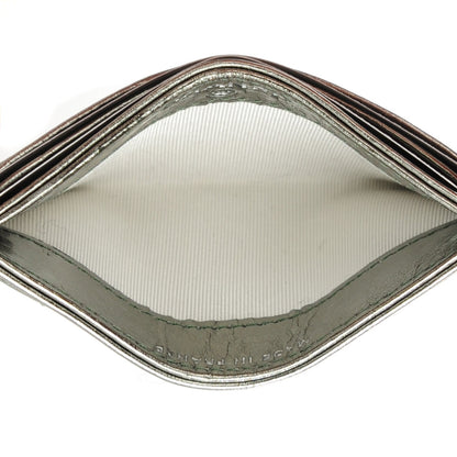 Chanel Metallic Aged Calfskin Quilted Reissue Card Holder Dark Green 5 of 8