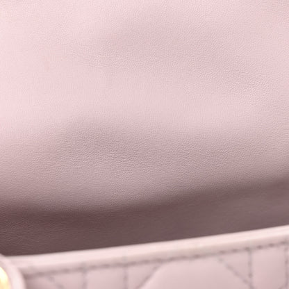 Christian Dior Lambskin Cannage Small My ABCDior Lady Dior Light Pink 10 of 17