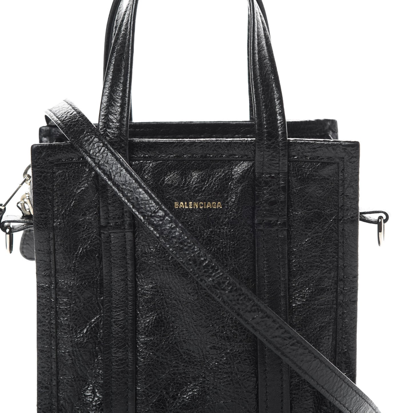 Agneau XXS Bazar Shopper Tote Black