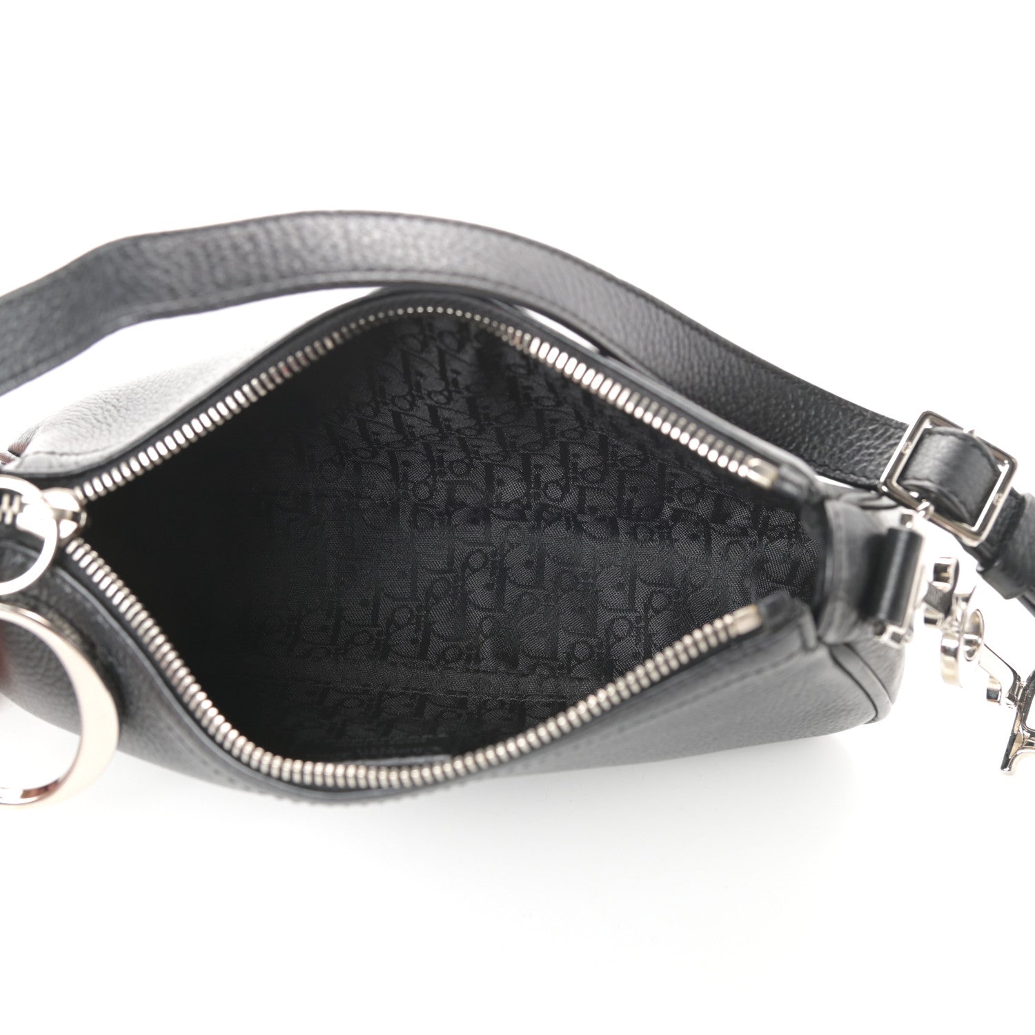 Christian Dior Calfskin Shoulder Bag Black 5 of 9
