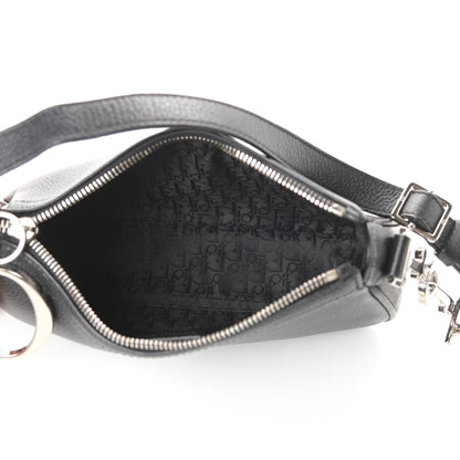 Christian Dior Calfskin Shoulder Bag Black 5 of 9