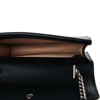 Gucci Calfskin Super Mini Dionysus Shoulder Bag Black 5 of 8