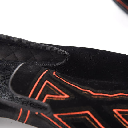 Louis Vuitton Velvet Upside Down Auteuil Slipper 9.5 Black 15 of 15