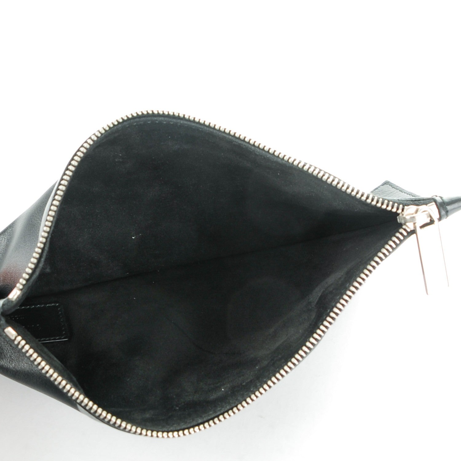 Saint Laurent Calfskin Suede Reversible Shopping Tote Black 8 of 10