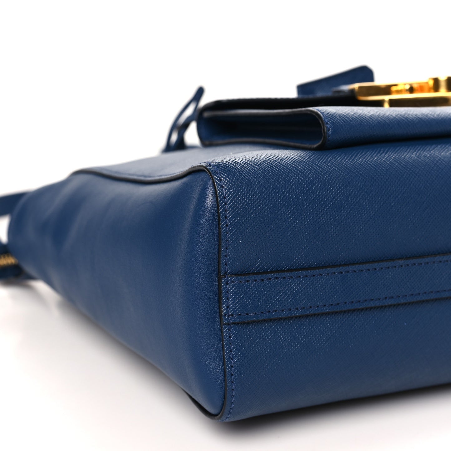 Saffiano Soft Calfskin Tote Bluette
