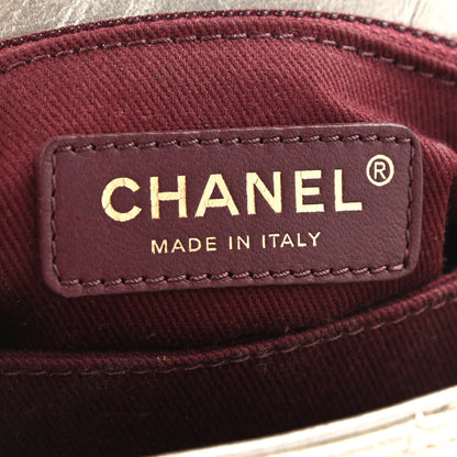 Chanel Metallic Aged Calfskin Quilted Mini Coco Handle Flap Gold 6 of 11